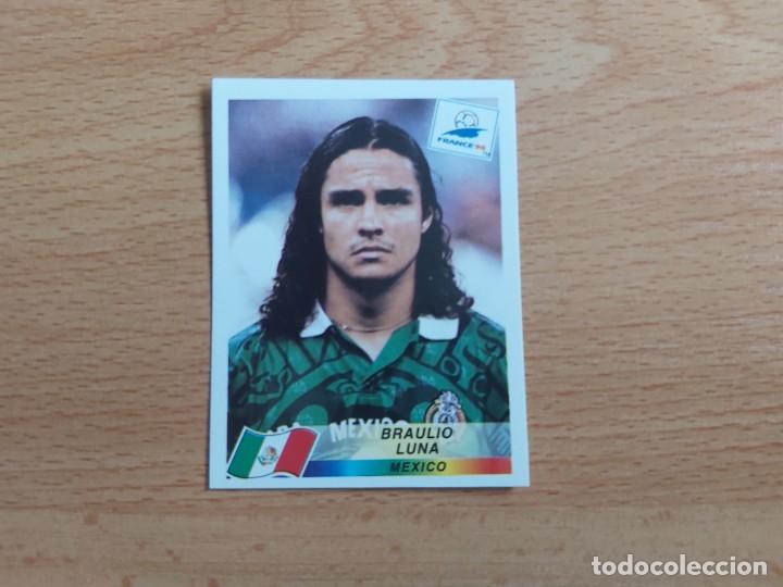 Cromos de f&uacute;tbol: CROMO FUTBOL MUNDIAL FRANCIA 98 EDITORIAL PANINI 364.LUNA-MEXICO-NUNCA PEGADO