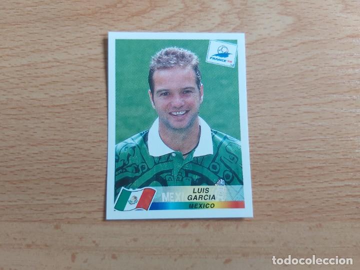 Cromos de f&uacute;tbol: CROMO FUTBOL MUNDIAL FRANCIA 98 EDITORIAL PANINI 368.LUIS GARCIA-MEXICO-NUNCA PEGADO