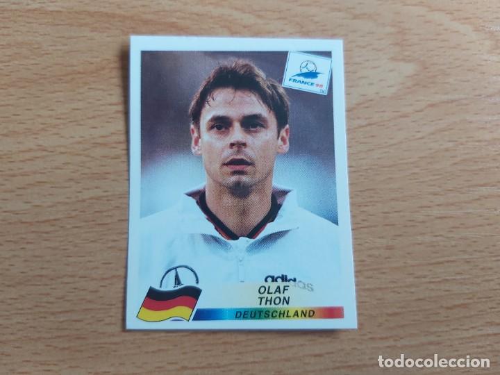 Cartes &agrave; collectionner de Football: CROMO FUTBOL MUNDIAL FRANCIA 98 EDITORIAL PANINI 375.THON-ALEMANIA-NUNCA PEGADO