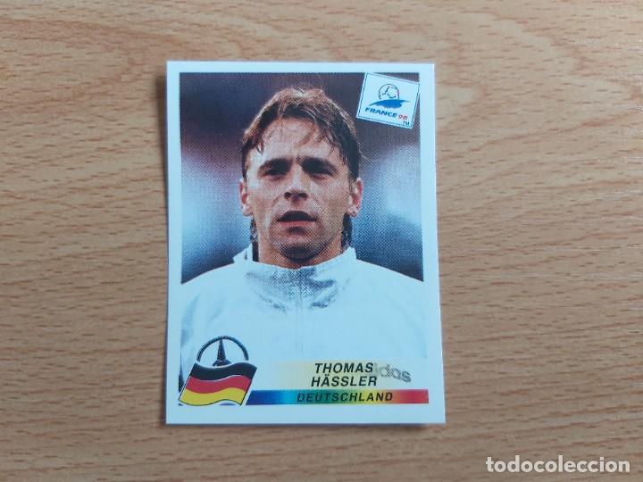 Cromos de F&uacute;tbol: CROMO FUTBOL MUNDIAL FRANCIA 98 EDITORIAL PANINI 381.HASSLER-ALEMANIA-NUNCA PEGADO