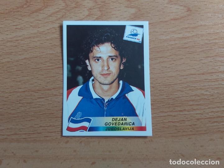 Cromos de f&uacute;tbol: CROMO FUTBOL MUNDIAL FRANCIA 98 EDITORIAL PANINI 400.GOVEDARICA-YUGOSLAVIA-NUNCA PEGADO