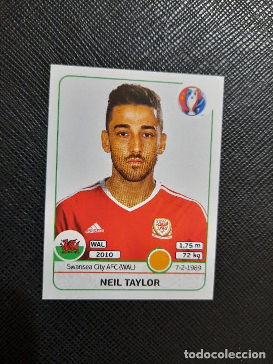 Figurine di Calcio: NEIL TAYLOR GALES WALES PANINI EURO EUROCOPA FRANCIA 2016 CROMO FUTBOL 16 - SIN PEGAR - 188