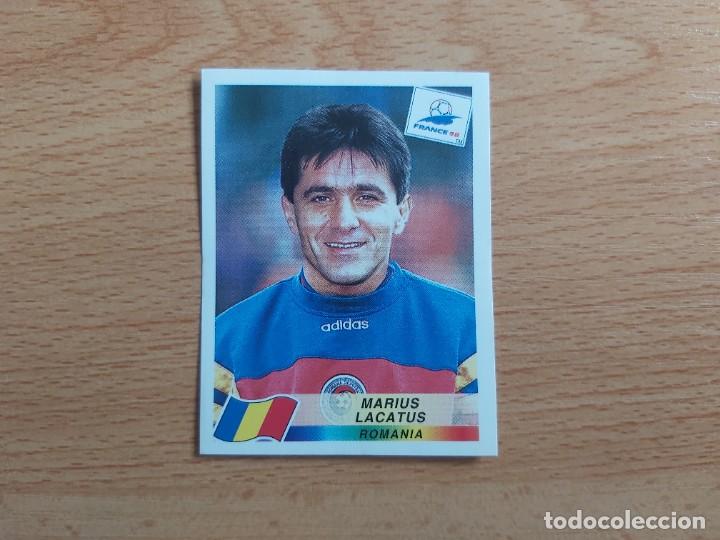 Cromos de F&uacute;tbol: CROMO FUTBOL MUNDIAL FRANCIA 98 EDITORIAL PANINI 443.LACATUS-RUMANIA-NUNCA PEGADO