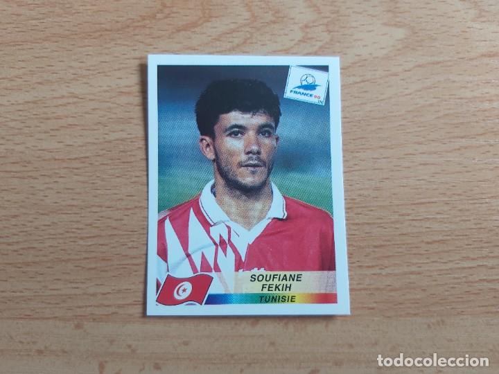 Cromos de f&uacute;tbol: CROMO FUTBOL MUNDIAL FRANCIA 98 EDITORIAL PANINI 488.FEKIH-TUNEZ-NUNCA PEGADO