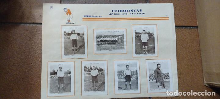 Cromos de f&uacute;tbol: CUPON PENINSULAR 1932 CROMO SERIE 57 Futbolistas Racing Club Santander