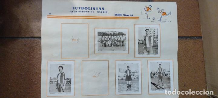 Cromos de f&uacute;tbol: CUPON PENINSULAR 1932 CROMO SERIE 60 Futbolistas Club Deportivo Madrid 5 cromos