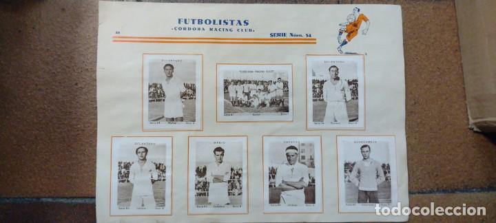 Cromos de f&uacute;tbol: CUPON PENINSULAR 1932 CROMO SERIE 55 Futbolistas C&oacute;rdoba Rancing Club