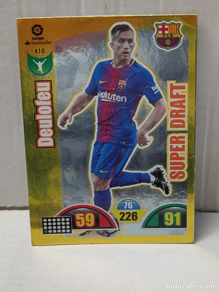 Figurine di Calcio: Cromo ADRENALYN Panini temporada 2017/2018 17 18 SUPER DRAFT - DEULOFEU - n&uacute;mero 410