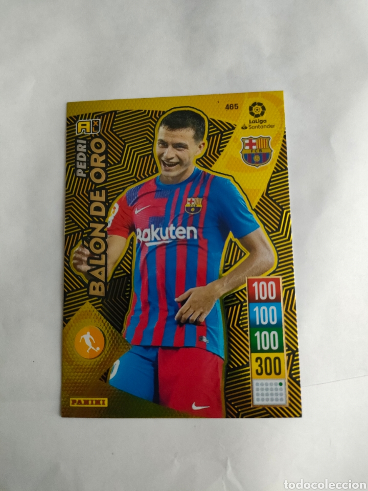 Fu&szlig;ball-Sticker: Cromo Adrenalyn 2021-22 Bal&oacute;n de Oro Pedri