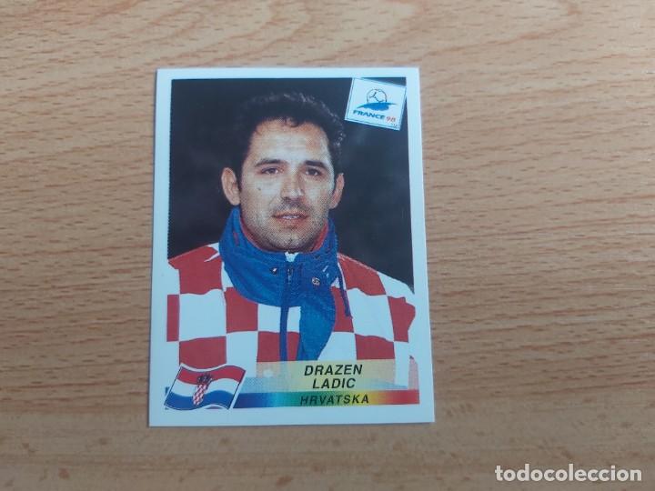 Cromos de f&uacute;tbol: CROMO FUTBOL MUNDIAL FRANCIA 98 EDITORIAL PANINI 536.LADIC-CROACIA-NUNCA PEGADO