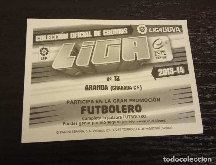Cromos de f&uacute;tbol: -ESTE 13-14 : ARANDA ( GRANADA ) - Foto 2