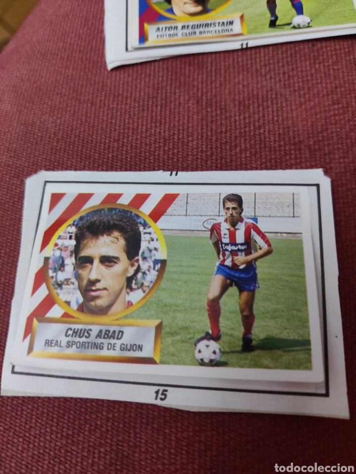 Cartes &agrave; collectionner de Football: Chus abad cabrera coloca este 89 88 1988 1989