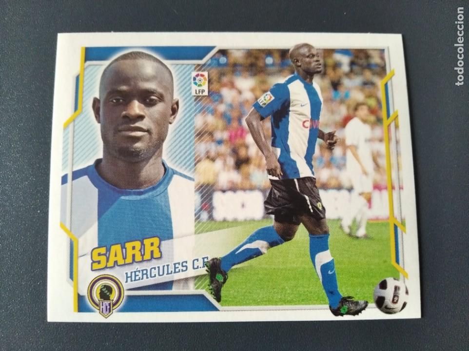 Figurine di Calcio: Liga Este 2010/11,H&eacute;rcules C.F.,Sarr (&Uacute;ltimos Fichajes N&deg;42,Nunca Pegado).
