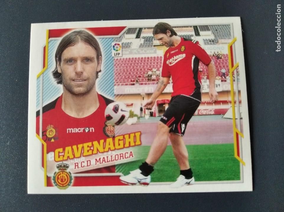 Figurine di Calcio: Liga Este 2010/11,R.C.D.Mallorca.,Cavenaghi (&Uacute;ltimos Fichajes N&deg;48,Nunca Pegado).
