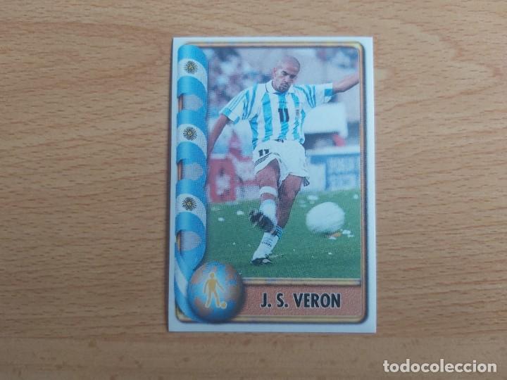 Cartes &agrave; collectionner de Football: CROMO FUTBOL MUNDIAL FRANCIA 98 EDITORIAL EDICIONES ESTADIO 55.VERON-ARGENTINA-NUNCA PEGADO