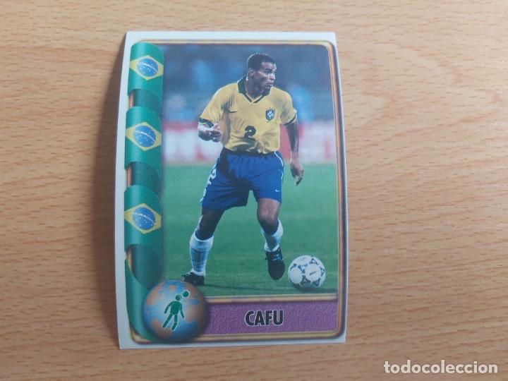 Cartes &agrave; collectionner de Football: CROMO FUTBOL MUNDIAL FRANCIA 98 EDITORIAL EDICIONES ESTADIO 95.CAFU-BRASIL-NUNCA PEGADO