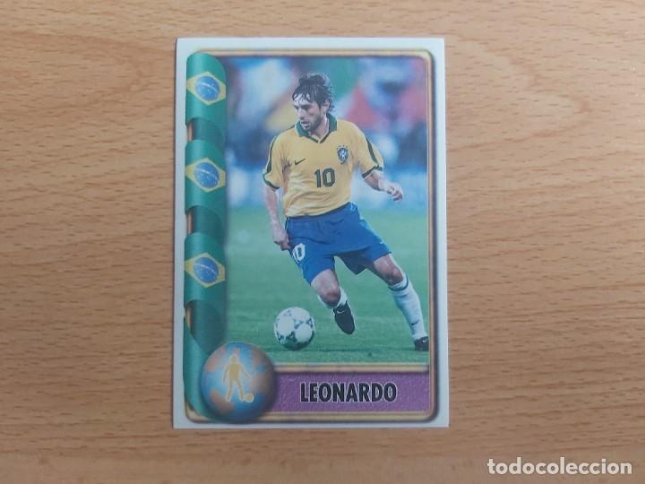 Football Stickers: CROMO FUTBOL MUNDIAL FRANCIA 98 EDITORIAL EDICIONES ESTADIO 100.LEONARDO-BRASIL-NUNCA PEGADO