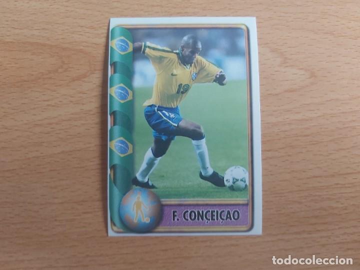 Cartes &agrave; collectionner de Football: CROMO FUTBOL MUNDIAL FRANCIA 98 EDITORIAL EDICIONES ESTADIO 103.CONCEICAO-BRASIL-NUNCA PEGADO