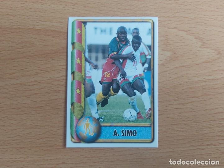 Cromos de f&uacute;tbol: CROMO FUTBOL MUNDIAL FRANCIA 98 EDITORIAL EDICIONES ESTADIO 136.SIMO-CAMERUN-NUNCA PEGADO