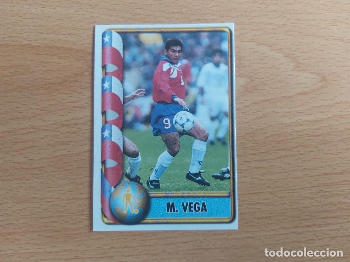 Cromos de F&uacute;tbol: CROMO FUTBOL MUNDIAL FRANCIA 98 EDITORIAL EDICIONES ESTADIO 151.VEGA-CHILE-NUNCA PEGADO