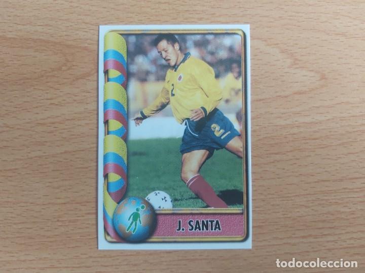 Cromos de f&uacute;tbol: CROMO FUTBOL MUNDIAL FRANCIA 98 EDITORIAL EDICIONES ESTADIO 159.SANTA-COLOMBIA-NUNCA PEGADO