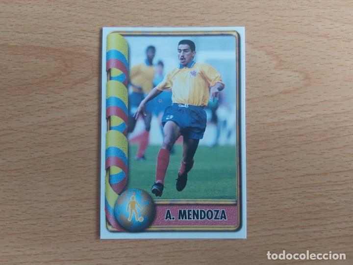 Cartes &agrave; collectionner de Football: CROMO FUTBOL MUNDIAL FRANCIA 98 EDITORIAL EDICIONES ESTADIO 169.MENDOZA-COLOMBIA-NUNCA PEGADO