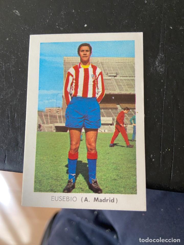 Cromos de f&uacute;tbol: fher 1970 70 atletico de madrid eusebio - Foto 1