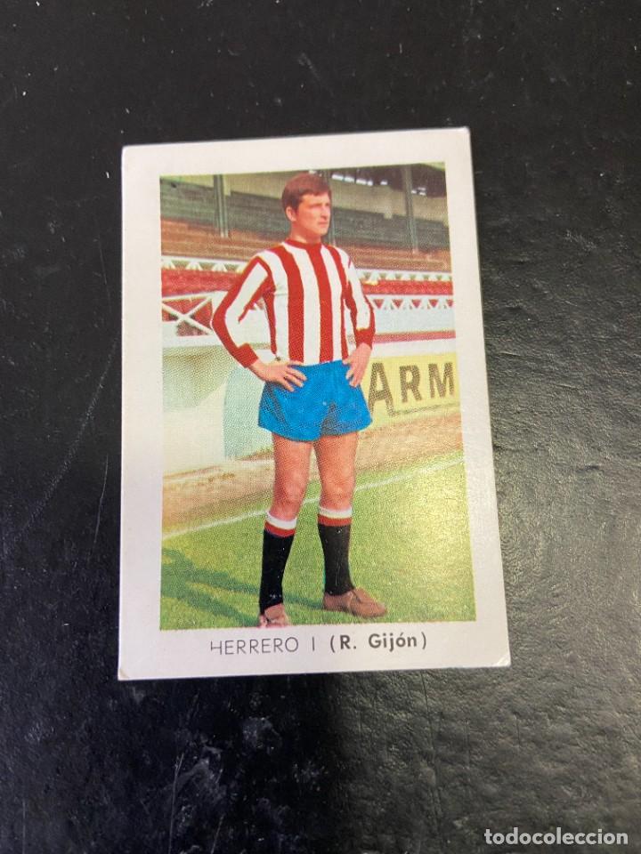 Cromos de f&uacute;tbol: fher 1970 70 gijon herrero - Foto 1