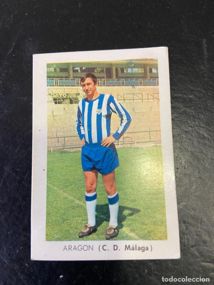 Cromos de f&uacute;tbol: fher 1970 70 malaga aragon - Foto 1