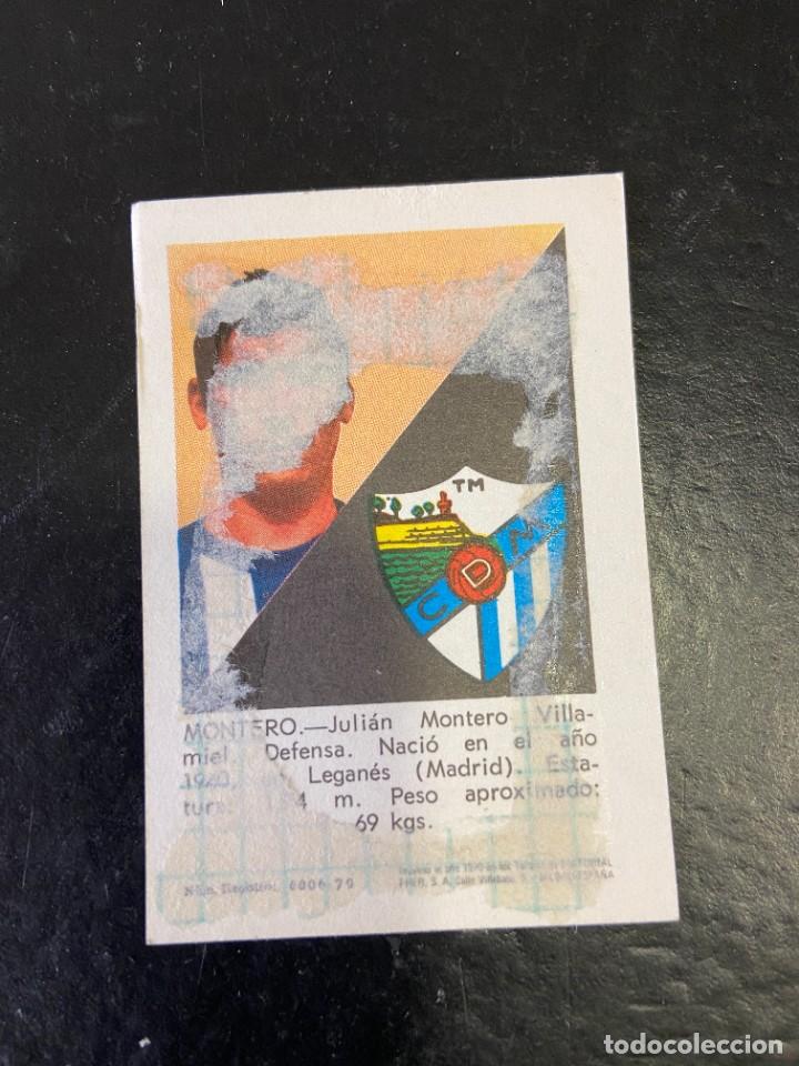 Cromos de f&uacute;tbol: fher 1970 70 malaga montero - Foto 2