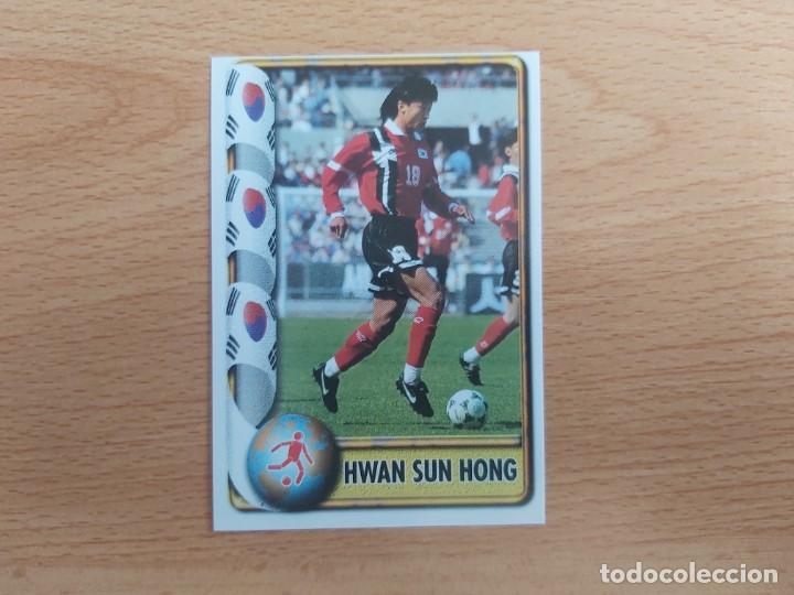 Fu&szlig;ball-Sticker: CROMO FUTBOL MUNDIAL FRANCIA 98 EDITORIAL EDICIONES ESTADIO 186.HWAN SUN HONG-C.DEL SUR-NUNCA PEGADO