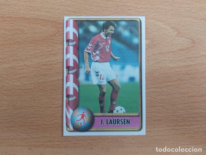 Cromos de F&uacute;tbol: CROMO FUTBOL MUNDIAL FRANCIA 98 EDITORIAL EDICIONES ESTADIO 217.LAURSEN-DINAMARCA-NUNCA PEGADO