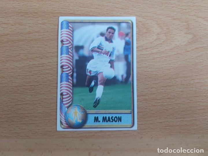 Cartes &agrave; collectionner de Football: CROMO FUTBOL MUNDIAL FRANCIA 98 EDITORIAL EDICIONES ESTADIO 233.MASON-USA-NUNCA PEGADO
