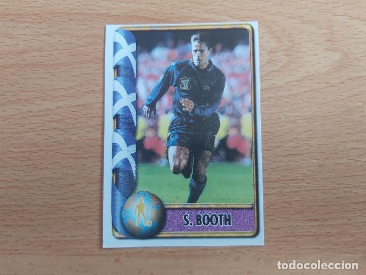 Cromos de F&uacute;tbol: CROMO FUTBOL MUNDIAL FRANCIA 98 EDITORIAL EDICIONES ESTADIO 250.BOOTH-ESCOCIA-NUNCA PEGADO