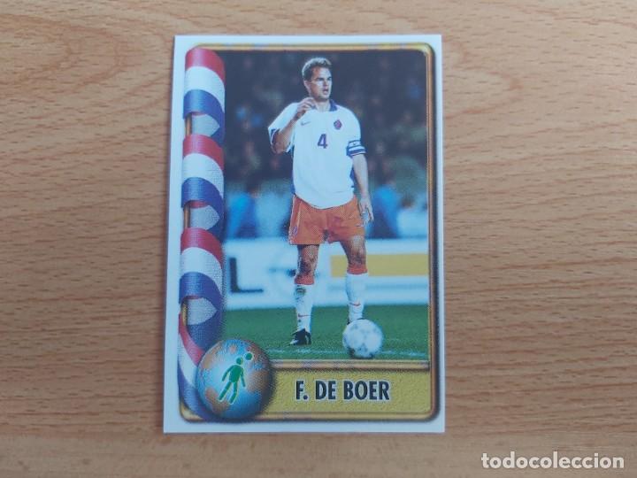 Cartes &agrave; collectionner de Football: CROMO FUTBOL MUNDIAL FRANCIA 98 EDITORIAL EDICIONES ESTADIO 289.F.DE BOER-HOLANDA-NUNCA PEGADO