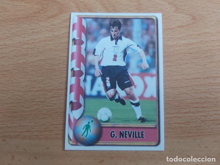 Football Stickers: CROMO FUTBOL MUNDIAL FRANCIA 98 EDITORIAL EDICIONES ESTADIO 304.G.NEVILLE-INGLATERRA-NUNCA PEGADO