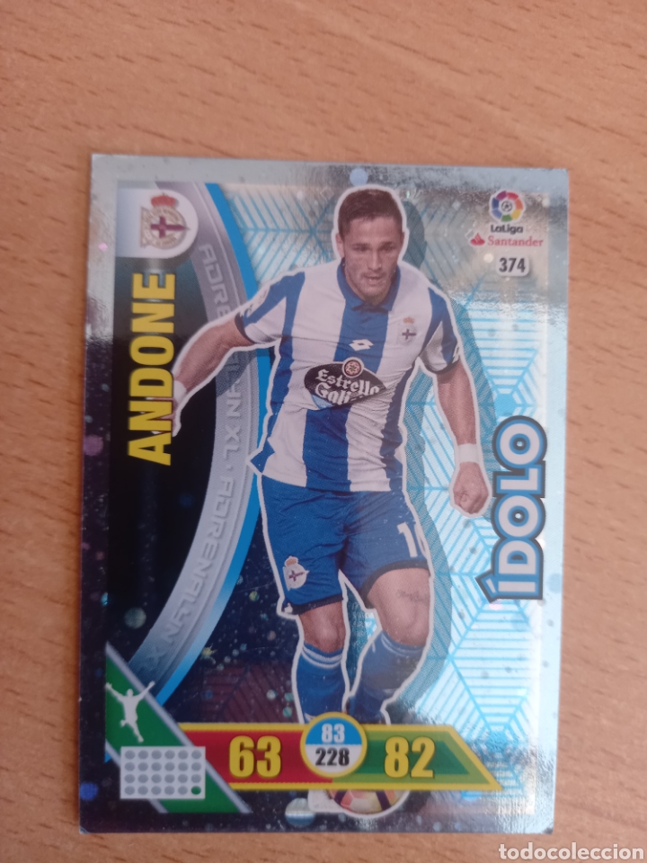 Cromos de Futebol: Panini Adrenalyn 2016 2017 16 17 374 Andone Deportivo de la Coru&ntilde;a &iacute;dolo