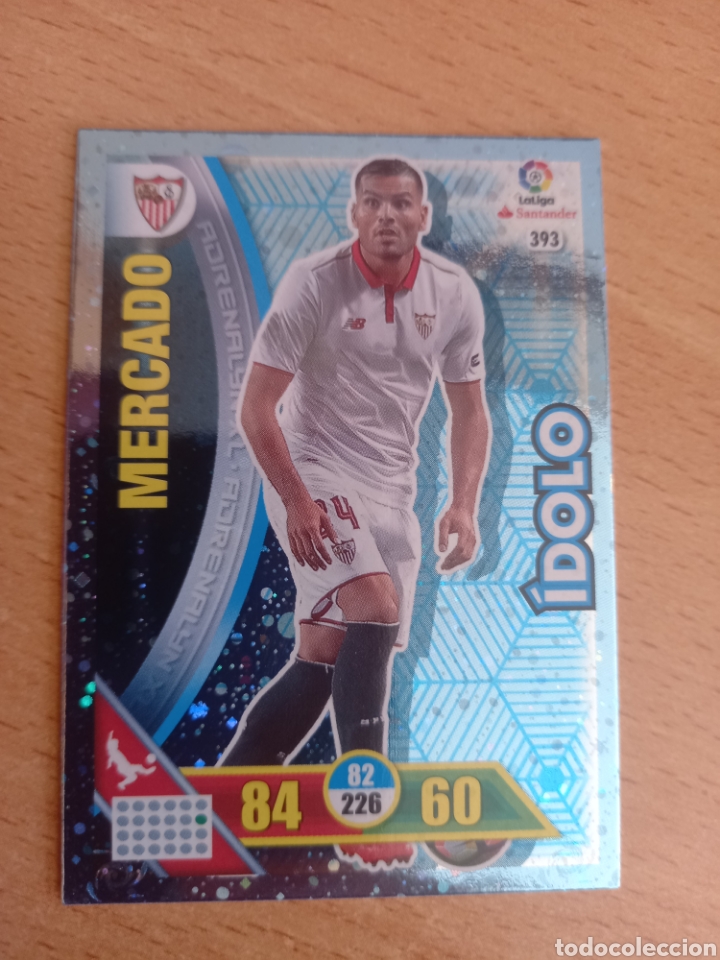 Figurine di Calcio: Panini Adrenalyn 2016 2017 16 17 393 Mercado Sevilla &iacute;dolo