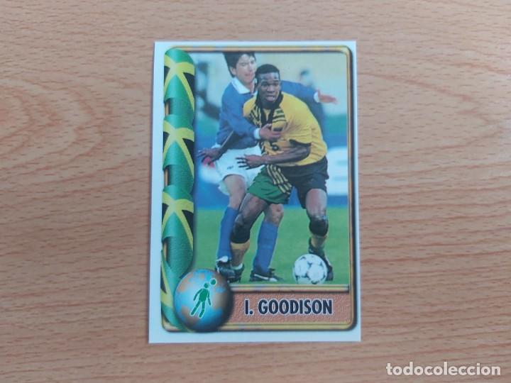 Cromos de F&uacute;tbol: CROMO FUTBOL MUNDIAL FRANCIA 98 EDITORIAL EDICIONES ESTADIO 343.GOODISON-JAMAICA-NUNCA PEGADO