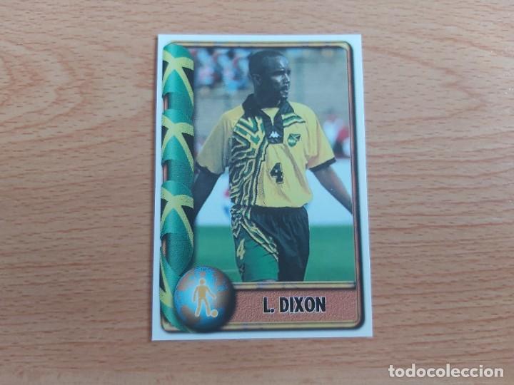 Cromos de F&uacute;tbol: CROMO FUTBOL MUNDIAL FRANCIA 98 EDITORIAL EDICIONES ESTADIO 346.DIXON-JAMAICA-NUNCA PEGADO