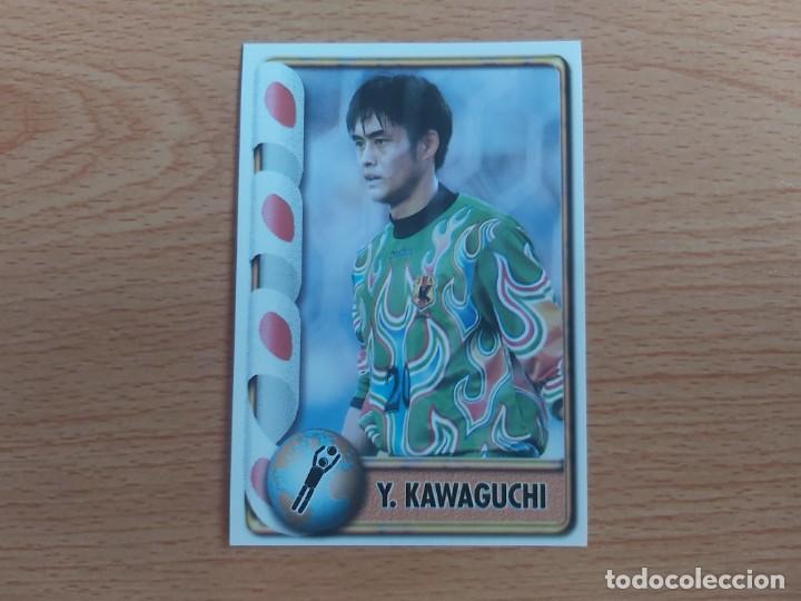 Football Stickers: CROMO FUTBOL MUNDIAL FRANCIA 98 EDITORIAL EDICIONES ESTADIO 349.KAWAGUCHI-JAPON-NUNCA PEGADO