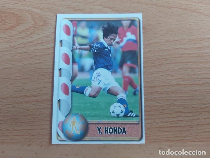 Cromos de f&uacute;tbol: CROMO FUTBOL MUNDIAL FRANCIA 98 EDITORIAL EDICIONES ESTADIO 354.HONDA-JAPON-NUNCA PEGADO