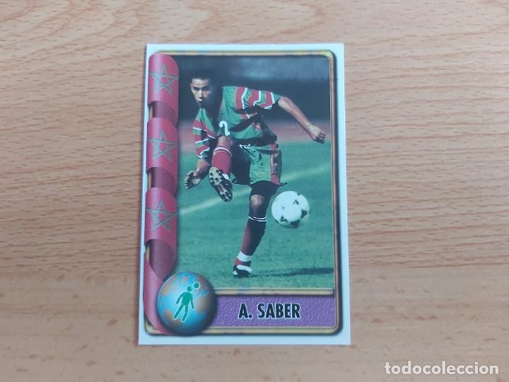 Cromos de f&uacute;tbol: CROMO FUTBOL MUNDIAL FRANCIA 98 EDITORIAL EDICIONES ESTADIO 367.SABER-MARRUECOS-NUNCA PEGADO