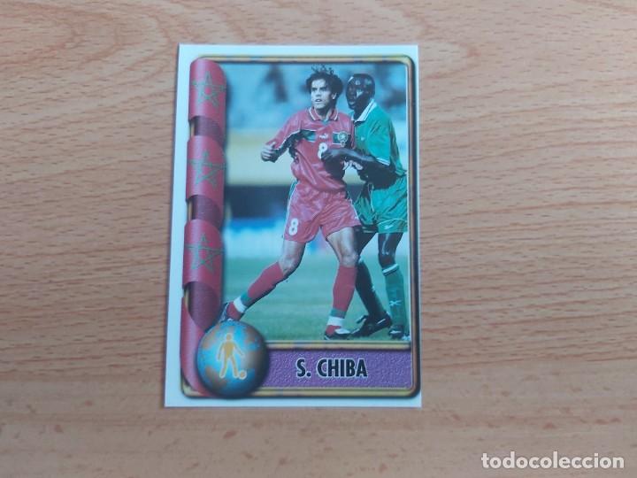Fu&szlig;ball-Sticker: CROMO FUTBOL MUNDIAL FRANCIA 98 EDITORIAL EDICIONES ESTADIO 371.CHIBA-MARRUECOS-NUNCA PEGADO