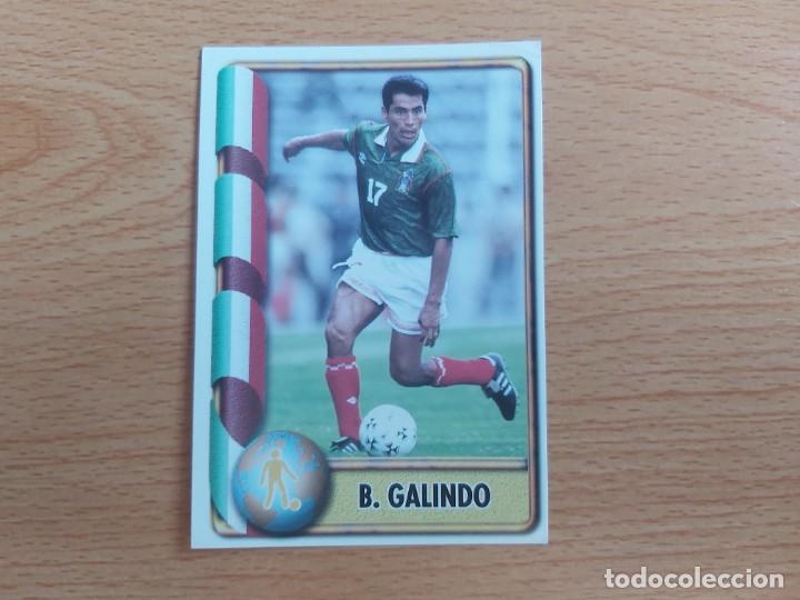Football Stickers: CROMO FUTBOL MUNDIAL FRANCIA 98 EDITORIAL EDICIONES ESTADIO 387.GALINDO-MEXICO-NUNCA PEGADO