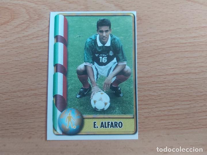 Cromos de F&uacute;tbol: CROMO FUTBOL MUNDIAL FRANCIA 98 EDITORIAL EDICIONES ESTADIO 394.ALFARO-MEXICO-NUNCA PEGADO