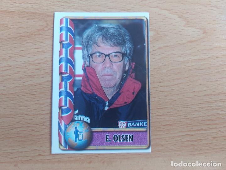 Football Stickers: CROMO FUTBOL MUNDIAL FRANCIA 98 EDITORIAL EDICIONES ESTADIO 412.OLSEN-NORUEGA-NUNCA PEGADO