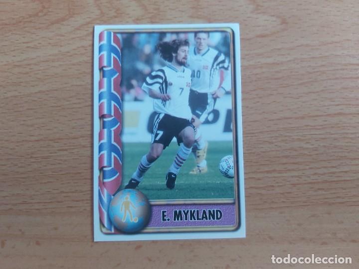 Football Stickers: CROMO FUTBOL MUNDIAL FRANCIA 98 EDITORIAL EDICIONES ESTADIO 420.MYKLAND-NORUEGA-NUNCA PEGADO