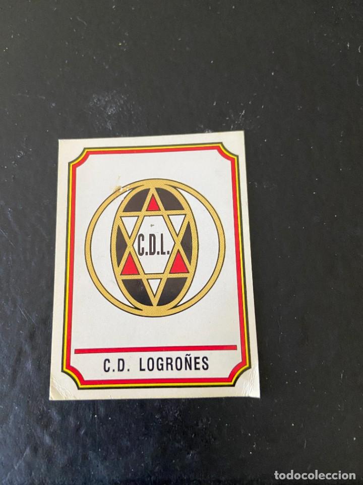 Cromos de f&uacute;tbol: futbol 89 panini escudo del logro&ntilde;es - Foto 1