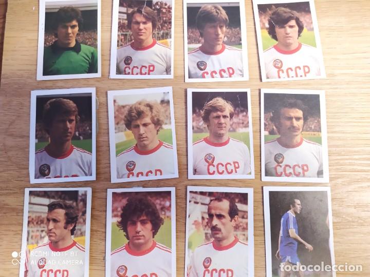 Cromos de f&uacute;tbol: LOTE 12 CROMOS RUSIA FHER MUNDIAL ESPA&Ntilde;A 82 1982 DESPEGADO CAJA 5